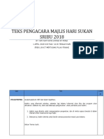 Full Teks Hari Sukan Sribu 2018 Latest