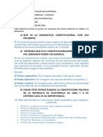 Examen Primer Parcial Derecho Constitucional Guatemalteco A
