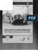 Educacion Medioambiental Modelos Estrategias y Sistemas para Preservar El Medio Ambiente