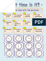 Telling the Time -Matching 3