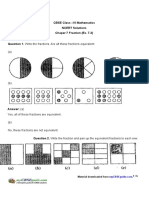 Fraction Equivalents CBSE Class 6