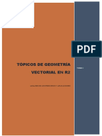 Tópicos de Geometría Vectorial en r2 12 de Noviembre