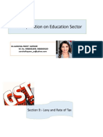 GST Implication On Education Sector: Ca Aanchal Rohit Kapoor M. No. 9988692699, 9888069269