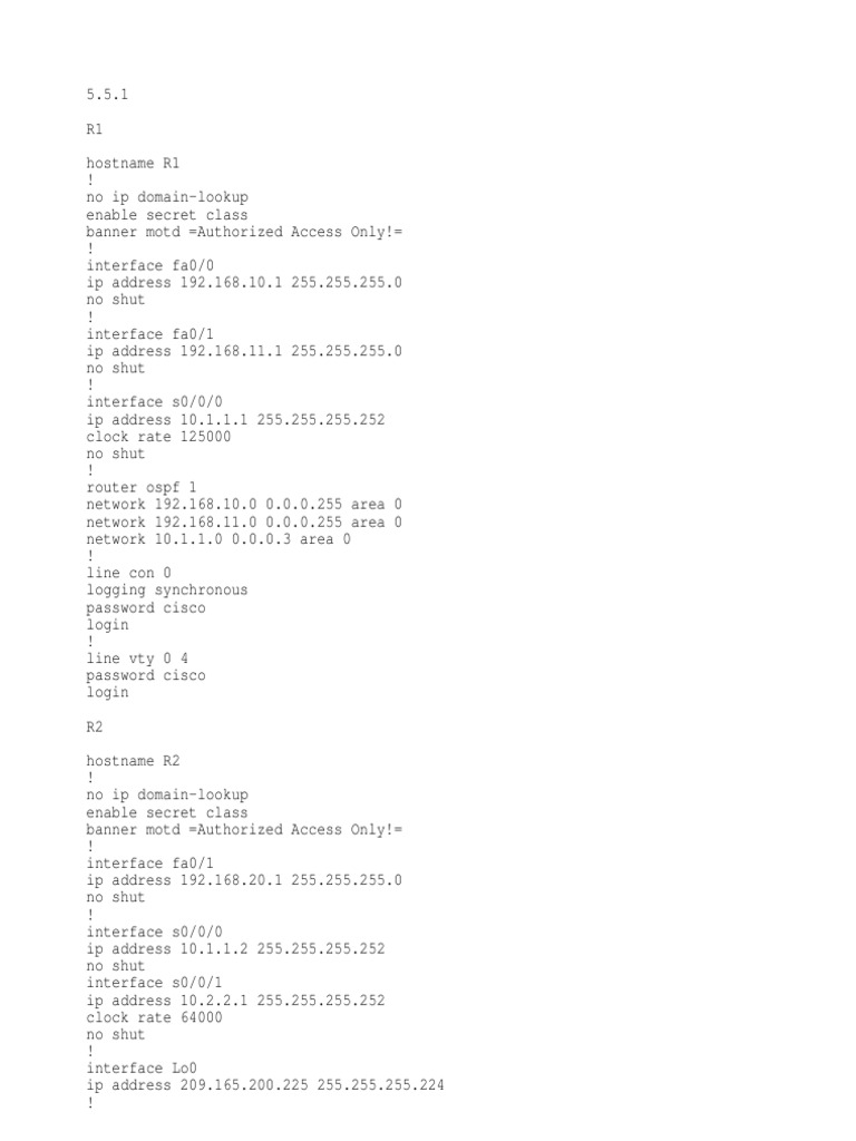 Cisco Router and Switch Configuration Guide | PDF | Ip Address | Router ...