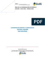 Marzo 2020 Acta de Entrega de La Coordinacion de Energia y Climatizacion Año Julio 2016 - Enero 2020