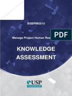 S11192975 - Knowledge Assessment - Human Resources Managemnent