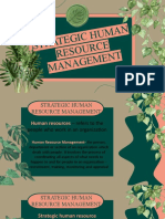 Strategic HRM - Components of HRM