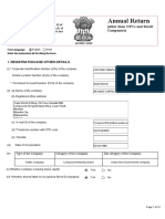 Annual Return: Form No. Mgt-7