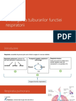 Investigarea Tulburarilor Functiei Respiratorii