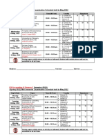 M-First (Mid) Exams Plan May-22 (Sping-2022)