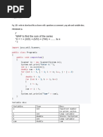 WAP To Find The Sum of The Series S 1 + (3/2!) + (5/3!) + (7/4!) + ....... To N