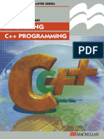 (Macmillan Master Series) W. Arthur Chapman BSC (Hons), BA (Hons), PHD (Auth.) - Mastering C++ Programming-Macmillan Education UK (1998)