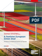 A Feminist European Green Deal: Towards An Ecological and Gender Just Transition