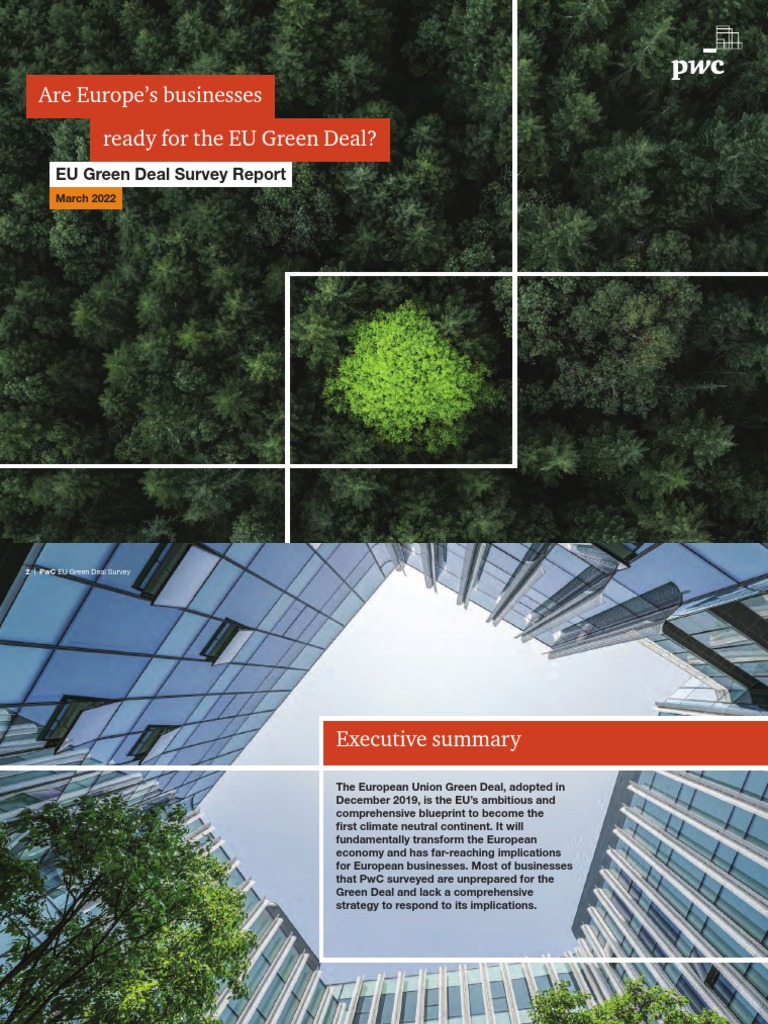 Eu Green Deal Tax Report | PDF | European Union | Sustainability