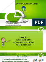 Persepektif Pendidikan SD Modul 4 Kelompok 3