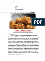 Rancangan Usaha Tahu Crispy Lokal Poll