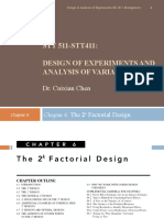 STT 511-STT411: Design of Experiments and Analysis of Variance