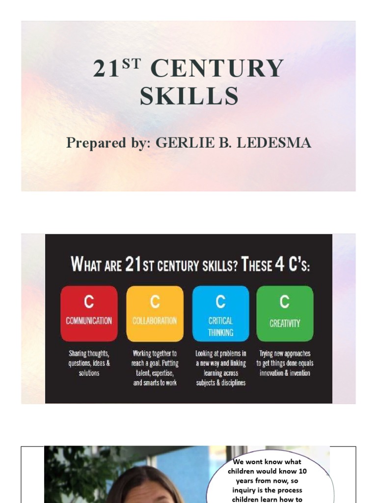 21st Century Skills | PDF
