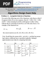 Algorithms Design Exam Help