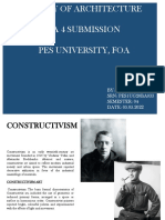 Theory of Architecture Isa 4 Submission Pes University, Foa