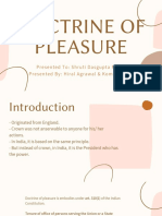 Doctrine of Pleasure