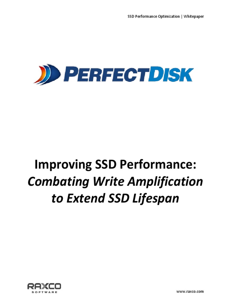 Improving SSD Performance Combating Write Amplification To Extend SSD Lifespan Download Free