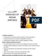 Military Exercises of IAF