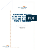 Subsurface Drainage Design and Management Practices in Irrigated Areas of Australia