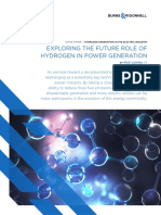 Exploring The Future Role of Hydrogen in Power Generation White Paper Burns McDonnell 22115