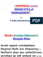 Work & Happiness Course On Indian Style of Management-V2