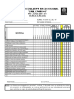 Nomina Estudiantes Colegio