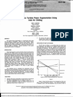 Options in Gas Turbine Power Augmentation Using Inlet Air Chilling