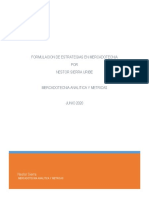 Formulacion de Estrategias en Mercadotecnia