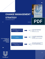 Unilever Change Management Strategy: Presented by Group 10