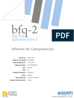 BFQ-2 Cuestionario Big Five 2 Informe de Competencias