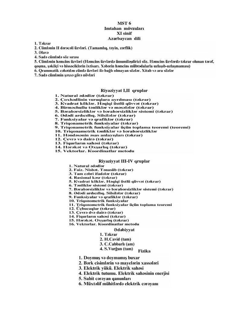 MST 6 | PDF
