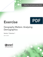 Exercise: Geography Matters: Analyzing Demographics