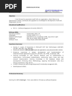 Curriculum Vitae Phani Raj Ankam Objective:: Technologies