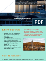 Liberty University - Sexual Assault Cases