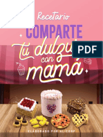 Recetario Comparte Tu Dulzura Con Mamá