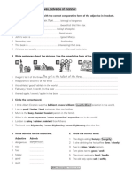 Comparatives and Superlatives