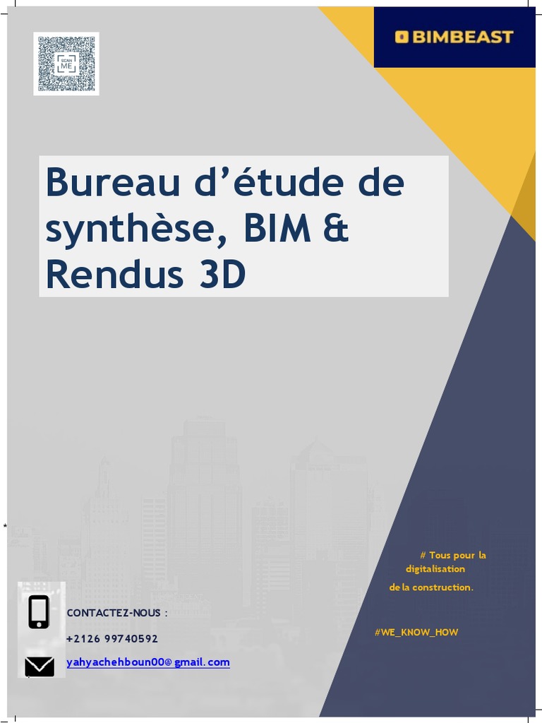 Bureau d'étude BIM et synthèse 3D | PDF | Building information modeling ...