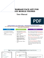 JEEVAN PRAMAAN FACE APP USER MANUAL