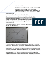 Change in Demand Shifts Equilibrium