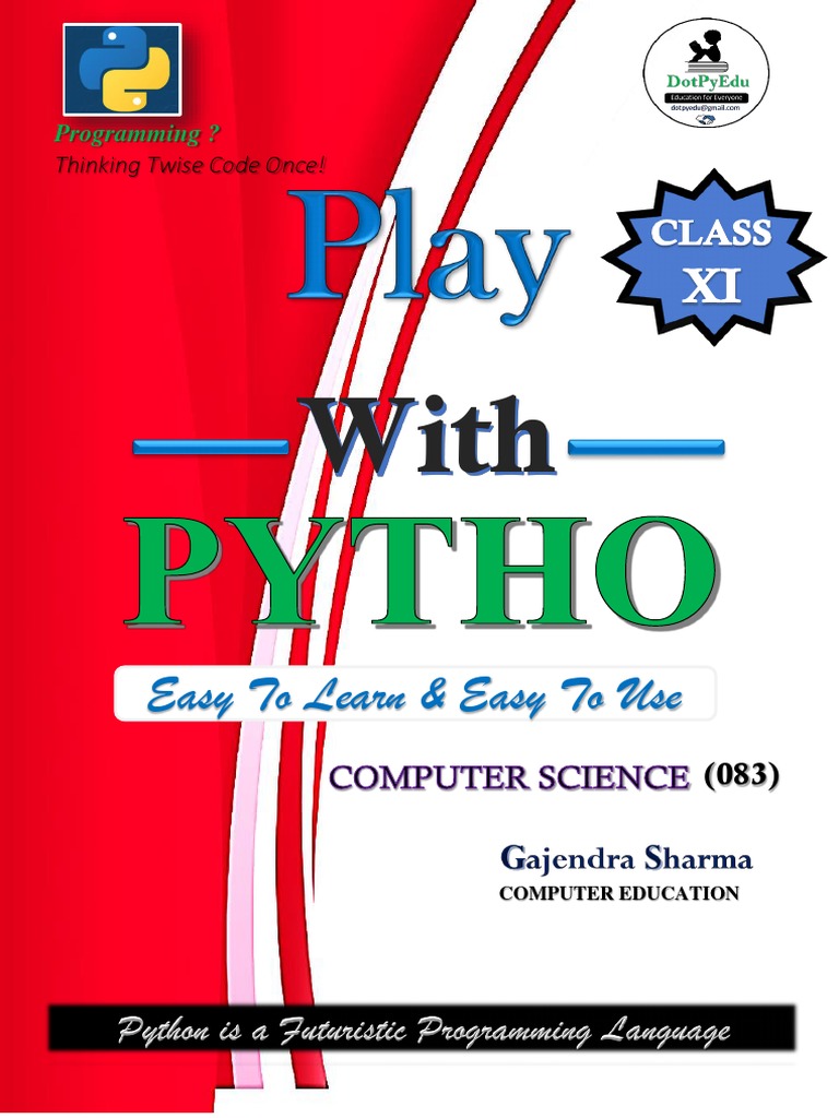 CS Xi 2021-22 | PDF | Python (Programming Language) | String (Computer ...