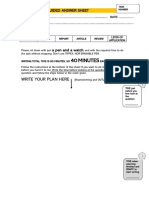 Fce WR - Guided Answer Sheet