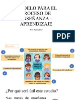 Modelo para El Proceso de Enseñanza - Aprendizaje