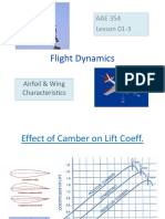 Lec 01-3 - Airfoil and Wing Characteristics
