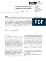 Investigation On The Flow-Control Strategy For An Aggressive Turbine Transition Ducts