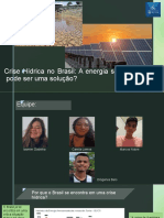 Trabalho Crise Hídrica No Brasil